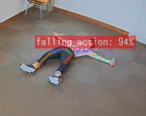 転倒検知やトラブル検知も可能